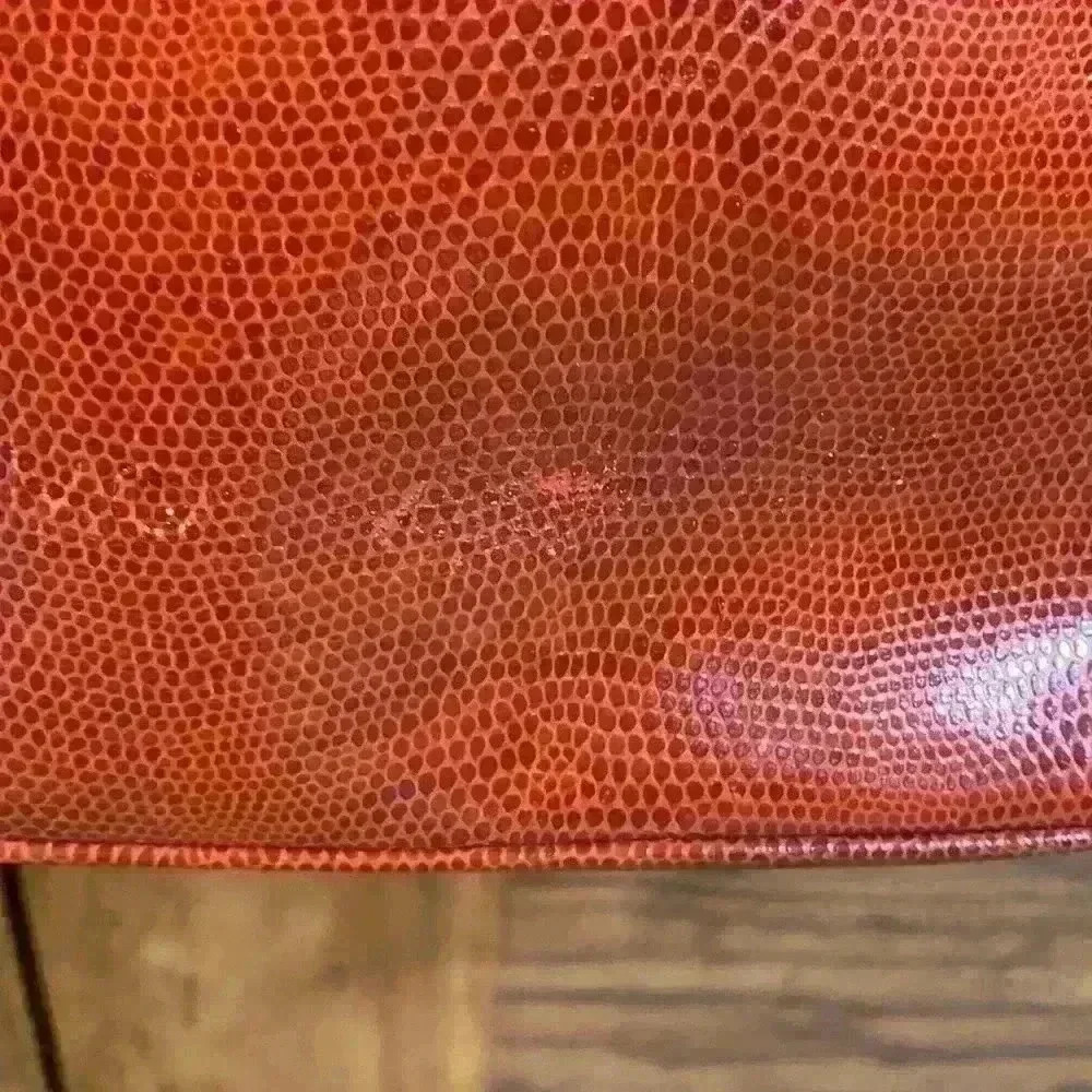 Desmo Burnt Orange Leather Purse/Handbag - Picture 5 of 7